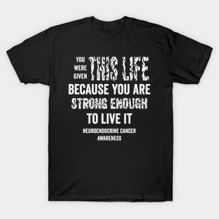 Neuroendocrine tumor awareness month - Carcinoid warrior T-Shirt